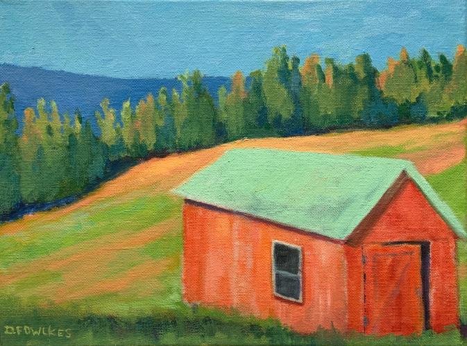 Red Shed by Dick Fowlkes