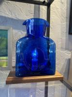 384 Water Bottle Lamp, Cobalt by Blenko
