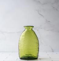 2135 Large Strata Vase, Olive by Blenko