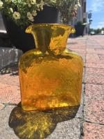384 Vintage Water Bottle, Jonquil by Blenko