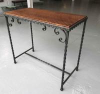 Atlantic Cedar hall table by Red Oak Woodshop