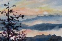 Blue Ridge Sunrise by Peg Sheridan