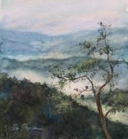 Blue Ridge Fog by Peg Sheridan