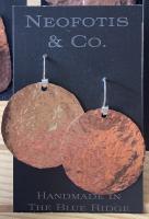 #E47 Copper Circles, Lg. Sterling Silver by Stephanie Neofotis
