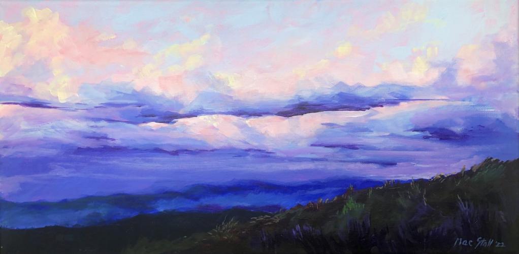 Day's End in the Blue Ridge Mountains by Mae Stoll