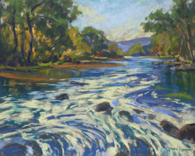 The Maury River from Ben Salem Wayside by Maria Reardon