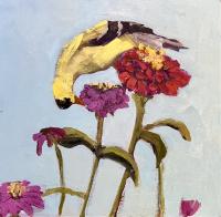 Charming Goldfinches 2 by Johanna Carrington