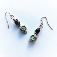 Earrings - Glass and Ceramic by Mae Stoll