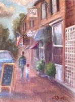 Late Afternoon, Gallery Row by Lynn Abbott